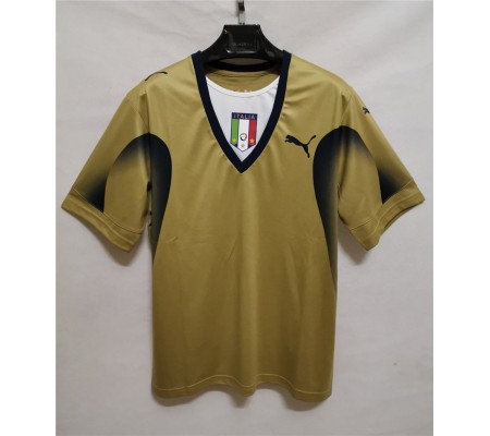 Italy 2006 World Cup Goalkeeper Gold Soccer Jersey